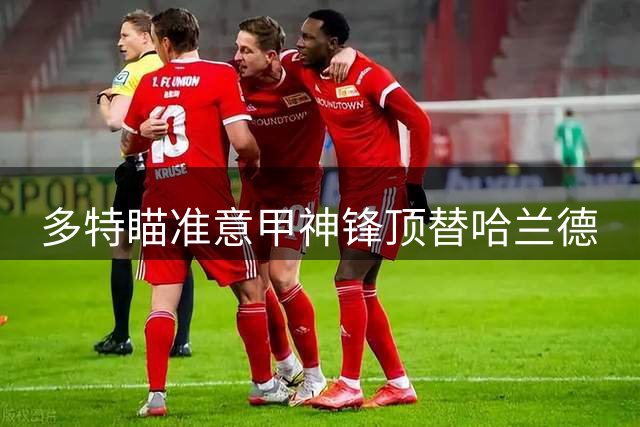 多特瞄准意甲神锋顶替哈兰德